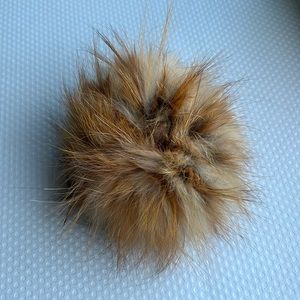 Authentic Recycled Fur Scrunchie / Lynx